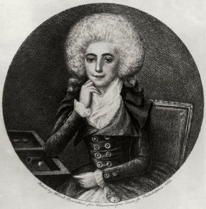 Marie-Madeleine Pioche de La Vergnen muotokuva (kaiverrus) tekijältä Albert Rosenthal
