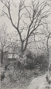 Autumn Autumn, Ruotsin taidegrafiikkayhdistyksen Föreningen för Gr... portfoliosta, 1889. tekijältä Albert Theodor Gellerstedt