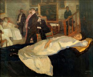 Atelierszene tekijältä Albert Weisgerber