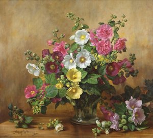 AB257 Hollyhocks syyskuun lopulla tekijältä Albert Williams