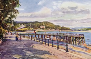 Grange-over-Sands (väri litho)