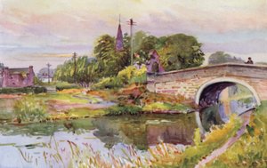Rufford (väri litho) tekijältä Albert Woods