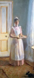 Palvelija, noin 1900 (öljy kankaalle) tekijältä Albert de Belleroche