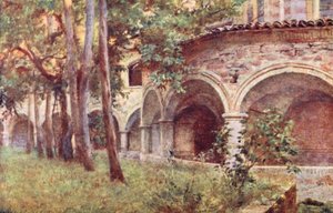 S. Francescon luostari, Assisi (värilitro) tekijältä Alberto Pisa