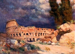 Colosseum myrskyssä tekijältä Alberto Pisa