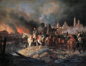 Napoleon Bonaparte Moskovassa, 1840.