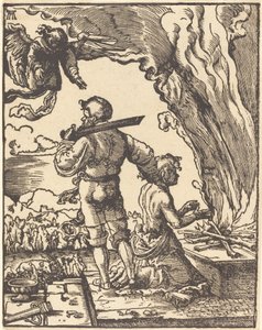 Abrahamin uhri tekijältä Albrecht Altdorfer