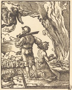 Abrahamin uhri tekijältä Albrecht Altdorfer