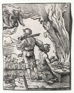 Abrahamin uhri tekijältä Albrecht Altdorfer