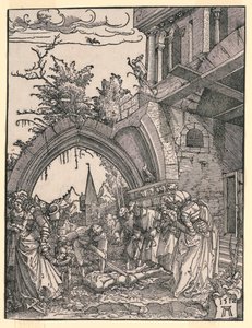Johannes Kastajan pään mestaus tekijältä Albrecht Altdorfer