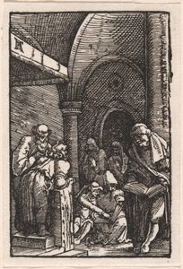 Kristus kiistelee lääkäreiden kanssa tekijältä Albrecht Altdorfer