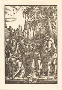 Kristus naulittiin ristille tekijältä Albrecht Altdorfer