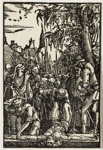 Kristus ristille naulattuna, n. 1513. tekijältä Albrecht Altdorfer