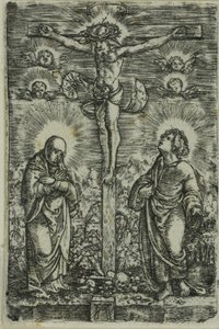 Kristus ristillä (Pieni ristiinnaulitseminen) tekijältä Albrecht Altdorfer