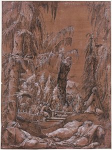 Kristus Öljymäellä tekijältä Albrecht Altdorfer