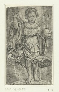 Kristus-lapsi sateenkaarella tekijältä Albrecht Altdorfer