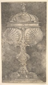 Peitetty pikari Shells.n.d. tekijältä Albrecht Altdorfer