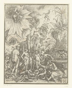 Pariisin unelma Pariisin tuomio tekijältä Albrecht Altdorfer