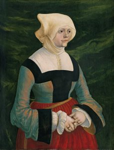 Saksan kieli: Bildnis einer jungen Frau Nuoren naisen muotokuva tekijältä Albrecht Altdorfer