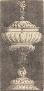 Pikari, jonka päällä on Hercules-lapsi tekijältä Albrecht Altdorfer