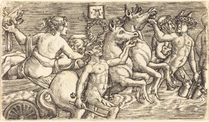 Seagods on Triumphin johtamat rakastajat tekijältä Albrecht Altdorfer