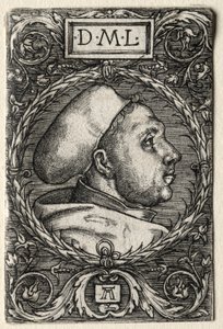 Martti Luther, n. 1525. tekijältä Albrecht Altdorfer