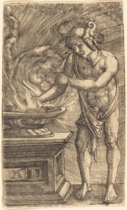 Mucius Scaevola poltti kätensä tekijältä Albrecht Altdorfer