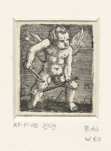 Putto harrastushevosen kanssa tekijältä Albrecht Altdorfer