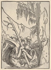 Pyhä Kristoffer kantaa Jeesus-lasta tekijältä Albrecht Altdorfer