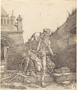 Pyhä Hieronymus pihalla tekijältä Albrecht Altdorfer