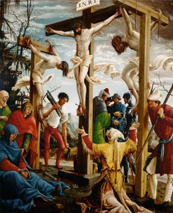 Sebastianin alttari, oikea sisäsiipi, ristiinnaulitseminen tekijältä Albrecht Altdorfer
