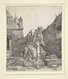 St. Jerome muurin vieressä tekijältä Albrecht Altdorfer