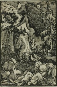 Agony in the Garden, kirjasta The Fall and Redemption of Man tekijältä Albrecht Altdorfer
