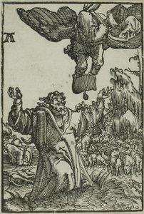 Ilmoitus Joachimille, luvusta The Fall and Redemption of Man tekijältä Albrecht Altdorfer