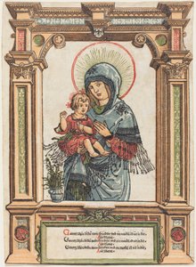 Regensburgin kaunis neitsyt, n. 15191520. tekijältä Albrecht Altdorfer