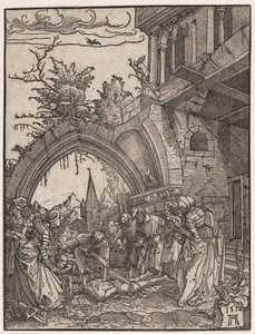 Pyhän Johannes Kastajan pään mestaus, 1512. tekijältä Albrecht Altdorfer
