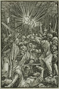 Pettäminen, kirjasta The Fall and Redemption of Man tekijältä Albrecht Altdorfer