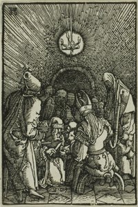Ympärileikkaus, kirjasta The Fall and Redemption of Man tekijältä Albrecht Altdorfer
