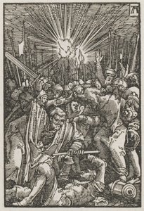 Ihmisen lankeemus ja lunastus: Kristus vangittiin tekijältä Albrecht Altdorfer
