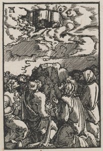 Ihmisen lankeemus ja lunastus: Ascension, c. 1515. tekijältä Albrecht Altdorfer