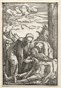 Ihmisen lankeemus ja lunastus: Valituslaulu ristin alla, n. 1515. tekijältä Albrecht Altdorfer
