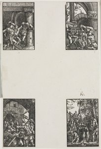 Ihmisen lankeemus ja lunastus, n. 1515. tekijältä Albrecht Altdorfer