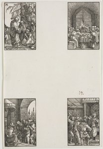 Ihmisen lankeemus ja lunastus, n. 1515. tekijältä Albrecht Altdorfer