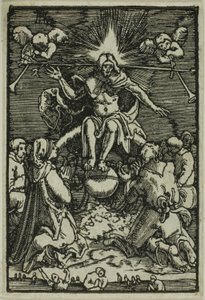 Viimeinen tuomio, kirjasta The Fall and Redemption of Man tekijältä Albrecht Altdorfer