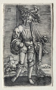 Pieni lipunkantaja tekijältä Albrecht Altdorfer