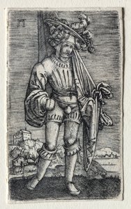 Pieni lipunkantaja. tekijältä Albrecht Altdorfer