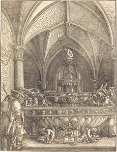 Loput lennossa Egyptiin suihkulähteellä tekijältä Albrecht Altdorfer