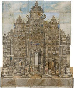 Keisari Maximilian I:n riemukaari tekijältä Albrecht Altdorfer