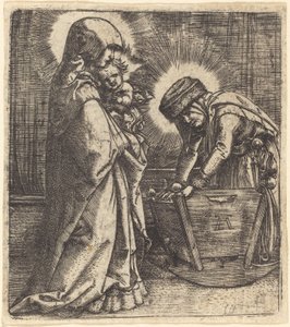 Neitsyt ja lapsi ja Pyhä Anna tekijältä Albrecht Altdorfer