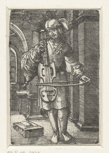 Vedelspeler tekijältä Albrecht Altdorfer